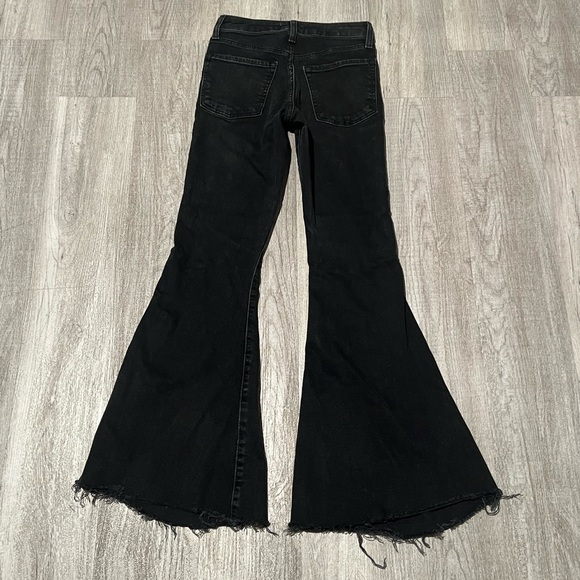 Forever 21 XS faded black bellbottom jeans - Picture 3 of 16